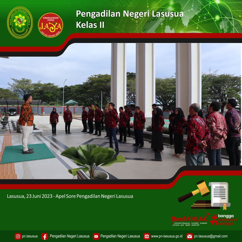 Apel Sore Pengadilan Negeri Lasusua